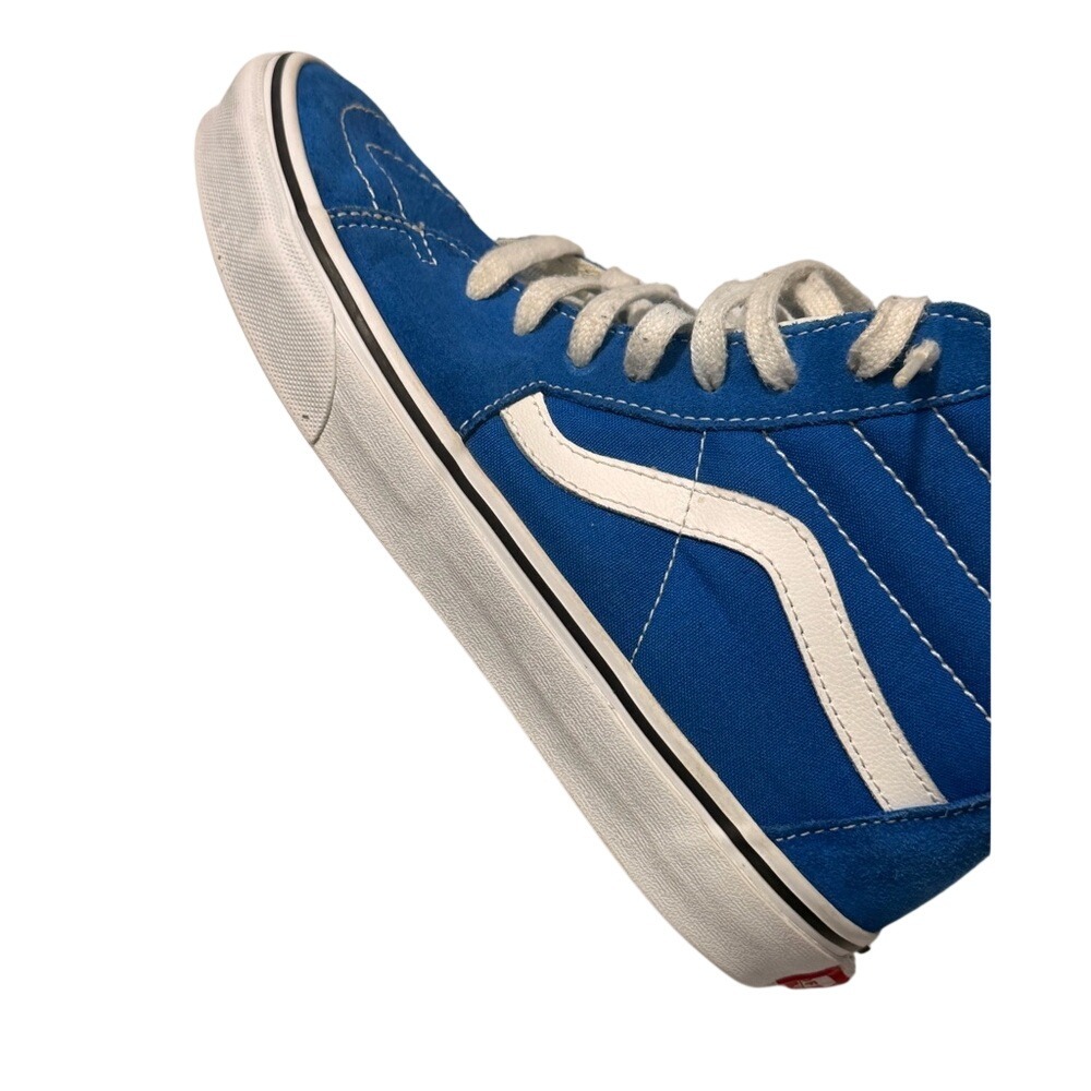 Vans Royal Blue High-Tops Men's Size 7 Women's Size 8.5 - Picture 5 of 7
